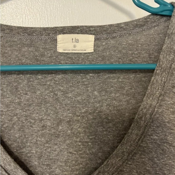 Anthropologie T.la Dresla T-shirt Dress, gray, size S - Picture 2 of 3